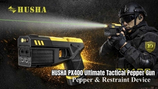 HUSHA PX400 戦術ペッパースプレーおよび拘束装置