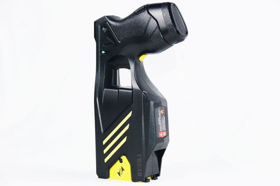 HUSHA TX200P ダブルショット電動スタンガン IP57 防水、デュアルレーザー & LED ライト付き、戦術用